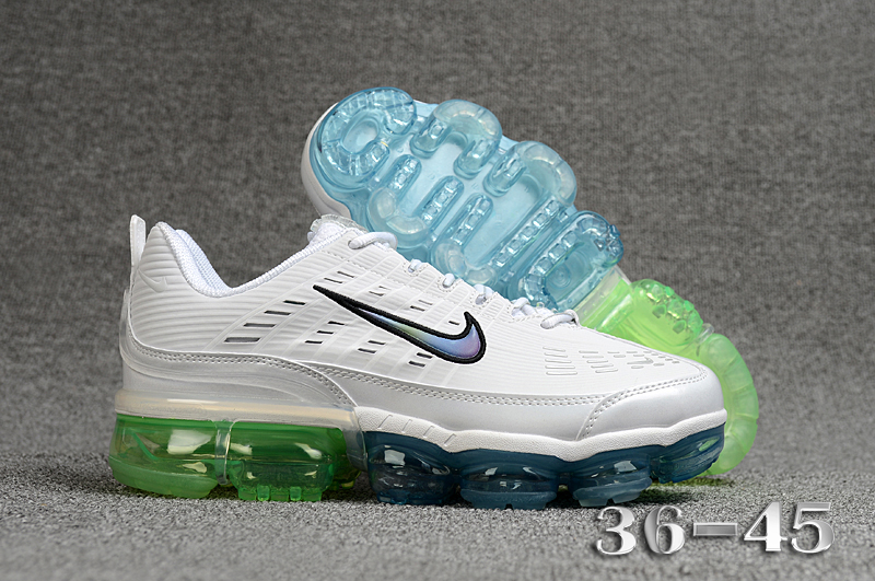 2020 Men Nike Air VaporMax 360 White Blue Green Shoes